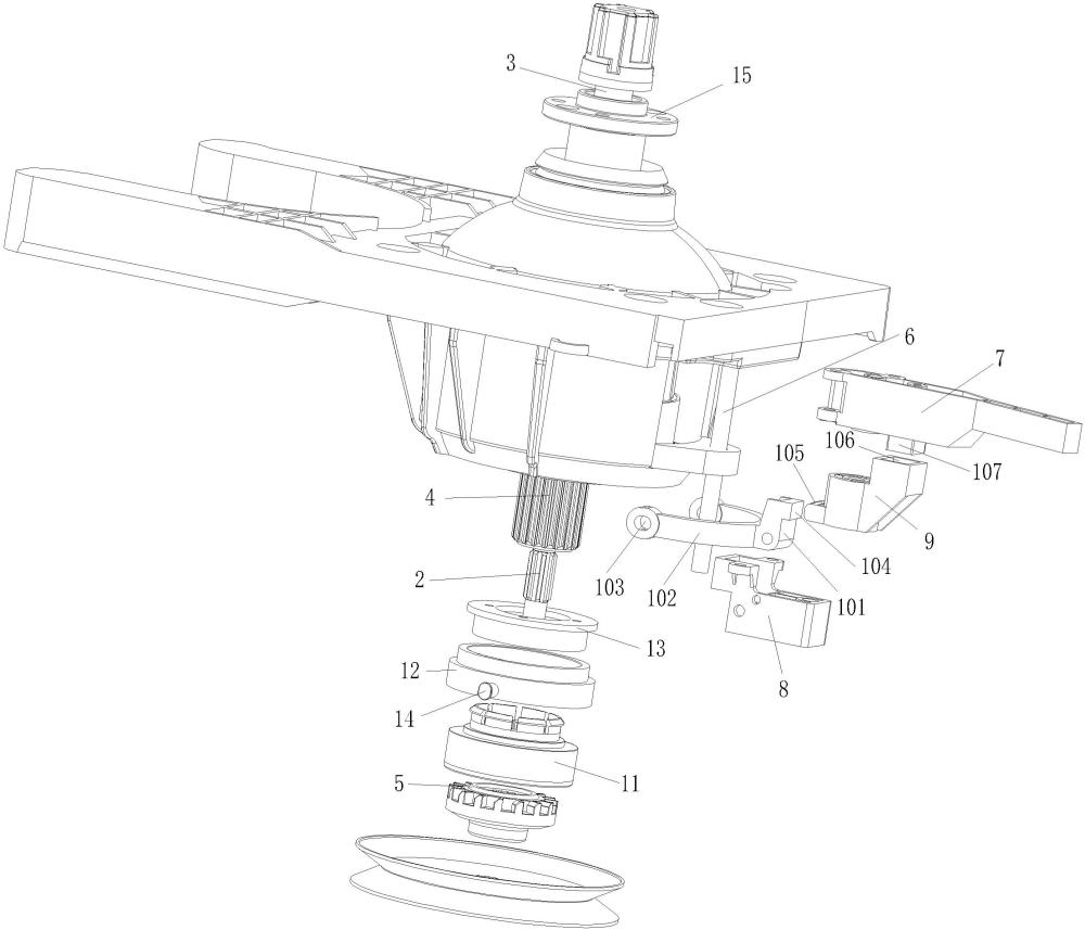 一種全自動洗衣機(jī)新型離合器的制作方法