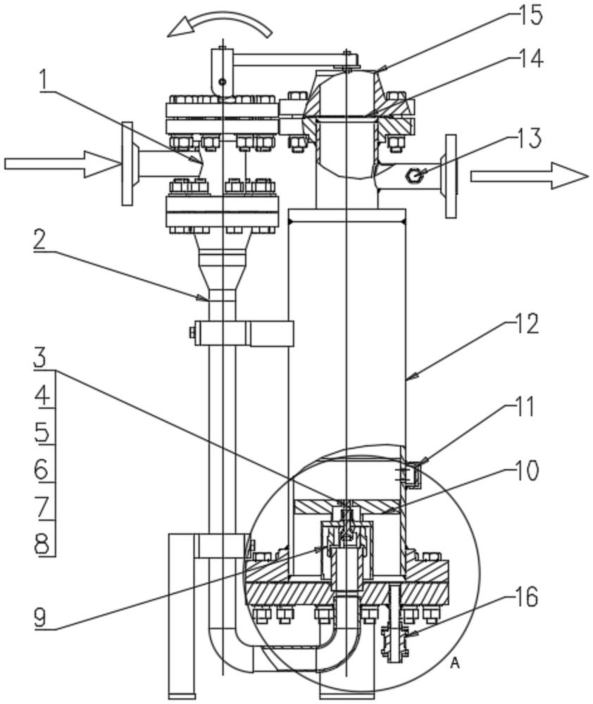 一種防回火水封安全器的制作方法