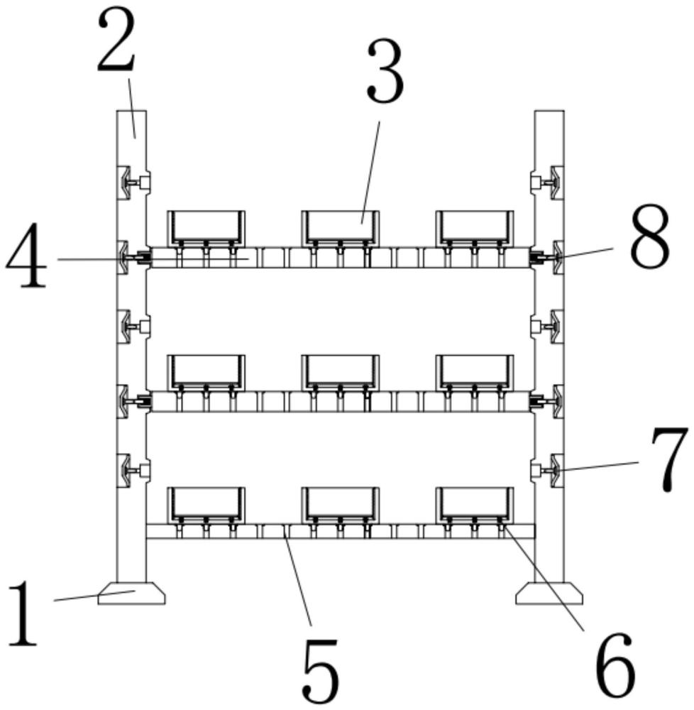 一種易碎品存儲(chǔ)貨架的制作方法