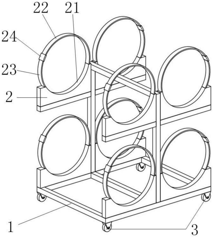 一種直升機(jī)輔助油箱放置架的制作方法