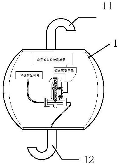 一種防鐘擺效應的智能控制差速式防墜器的制作方法