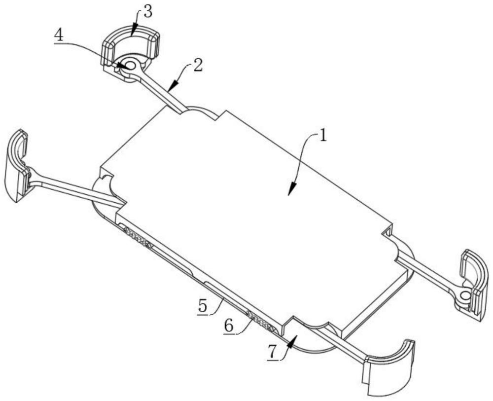 車載手機(jī)支架鋁框組件的制作方法