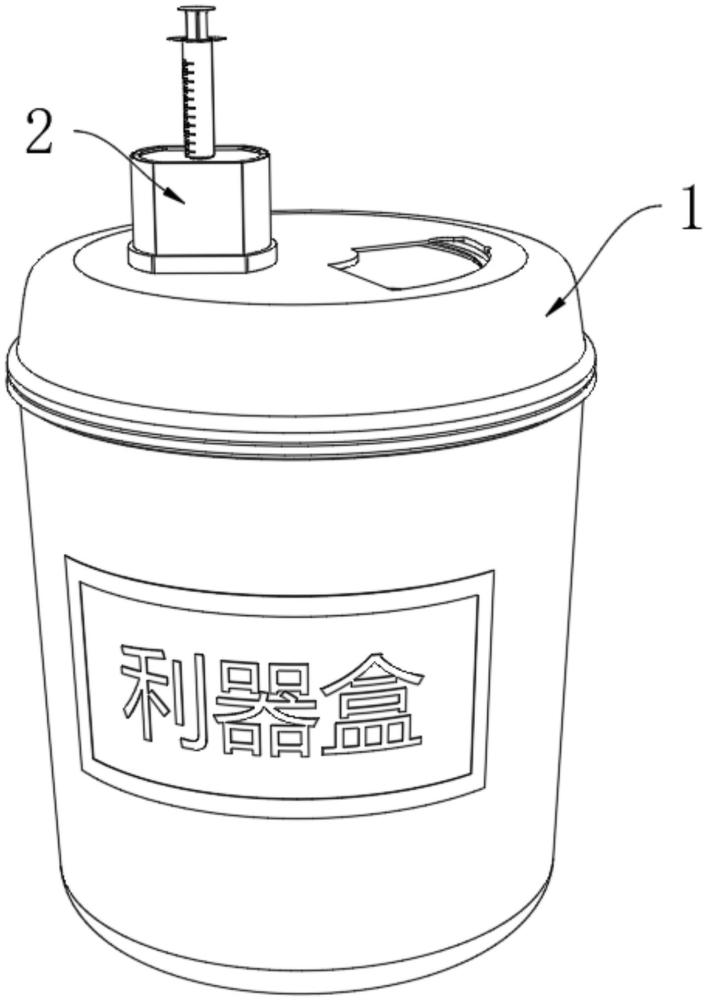 一種注射器針頭脫離器的制作方法