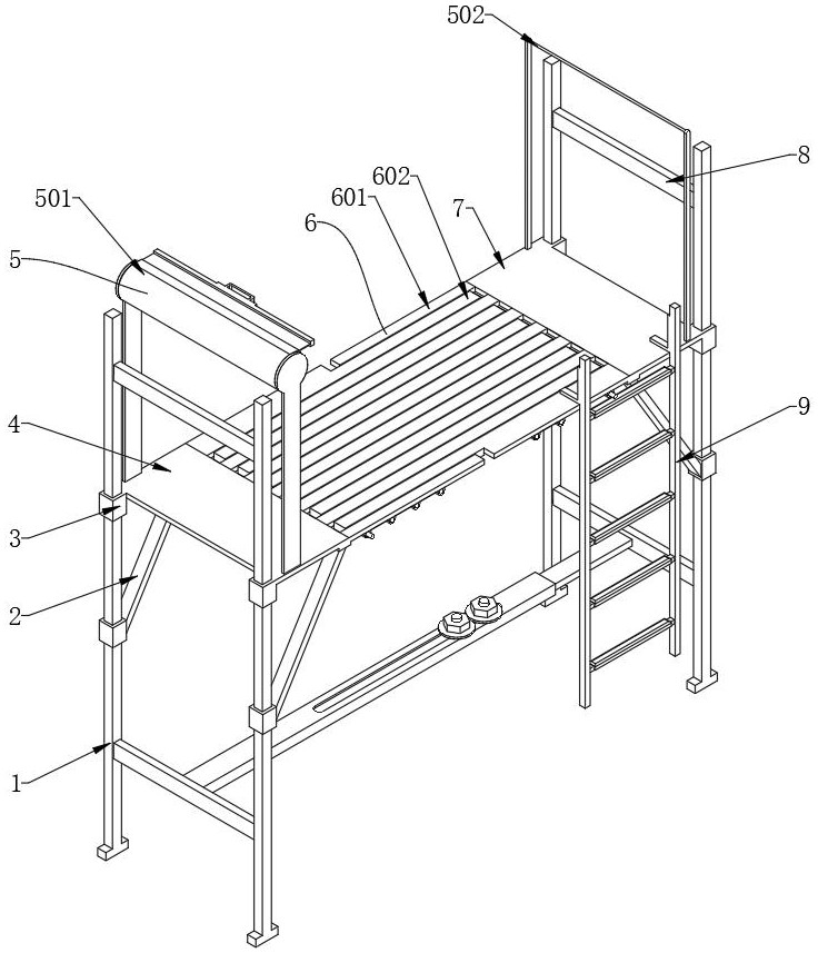 一種防掉落建筑施工架的制作方法