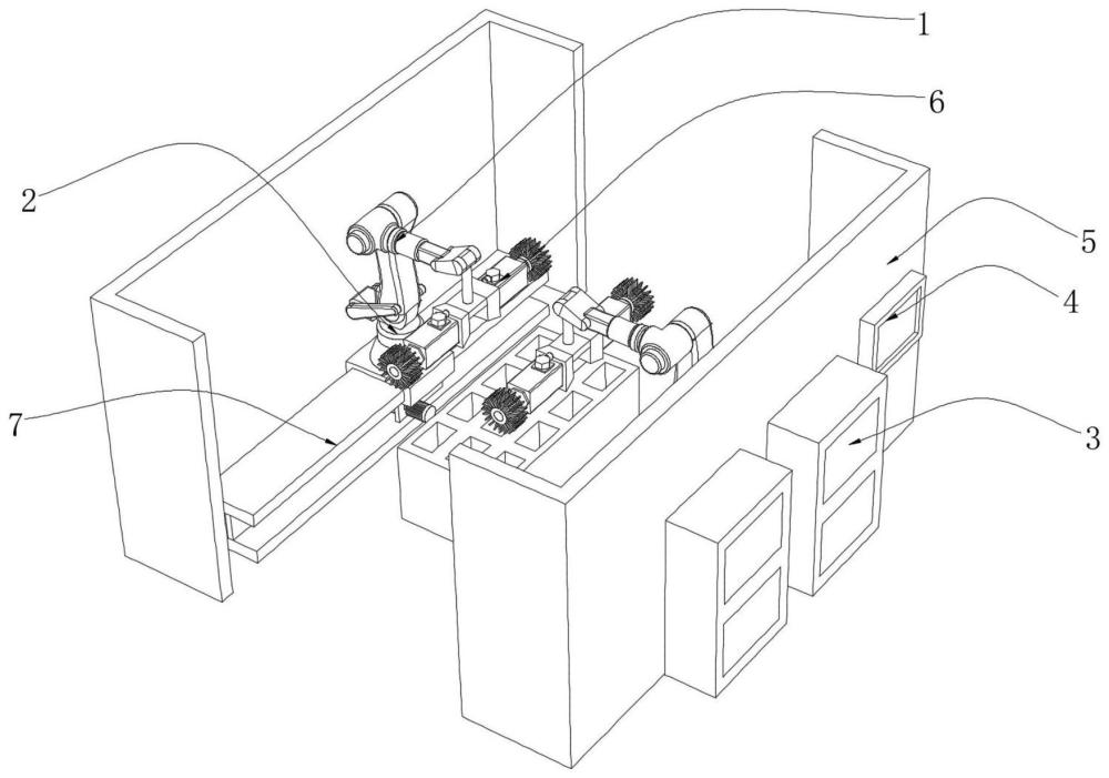 機器人自動清理模具的制作方法