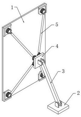 一種房屋建設(shè)用的模板支撐架的制作方法