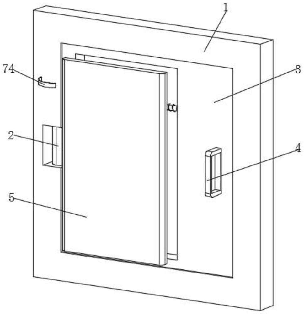 一種具有保護(hù)結(jié)構(gòu)的人防門的制作方法