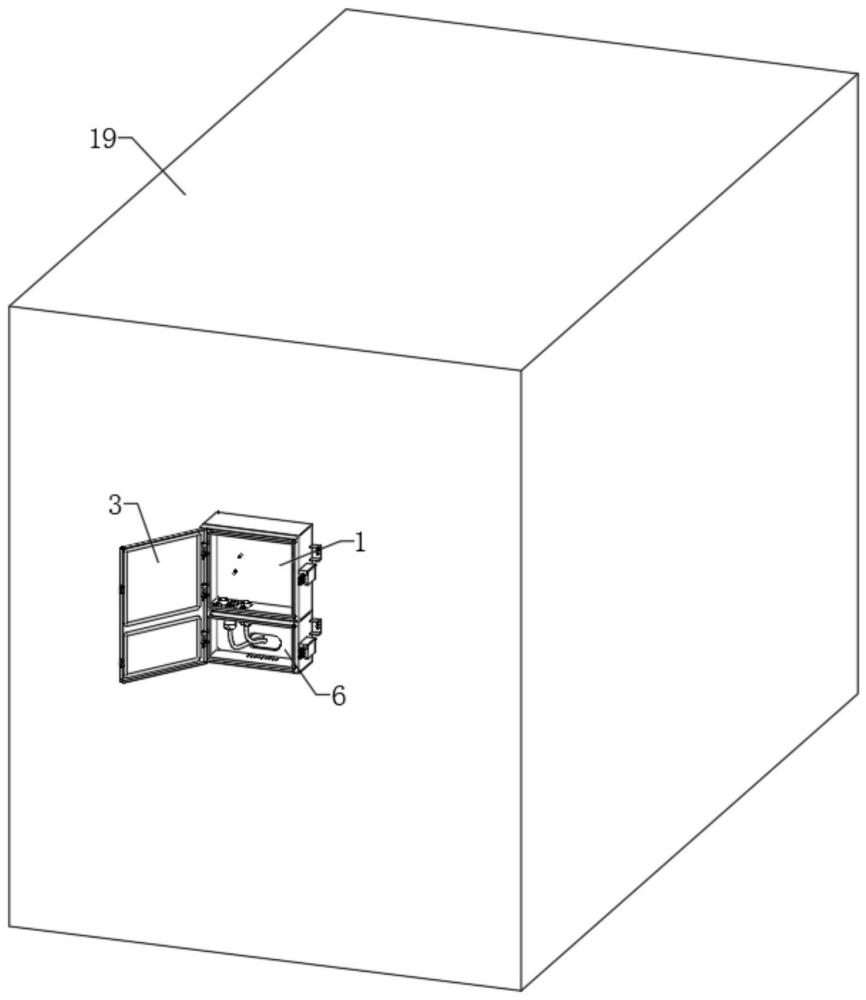 一種壁掛式防水機箱的制作方法