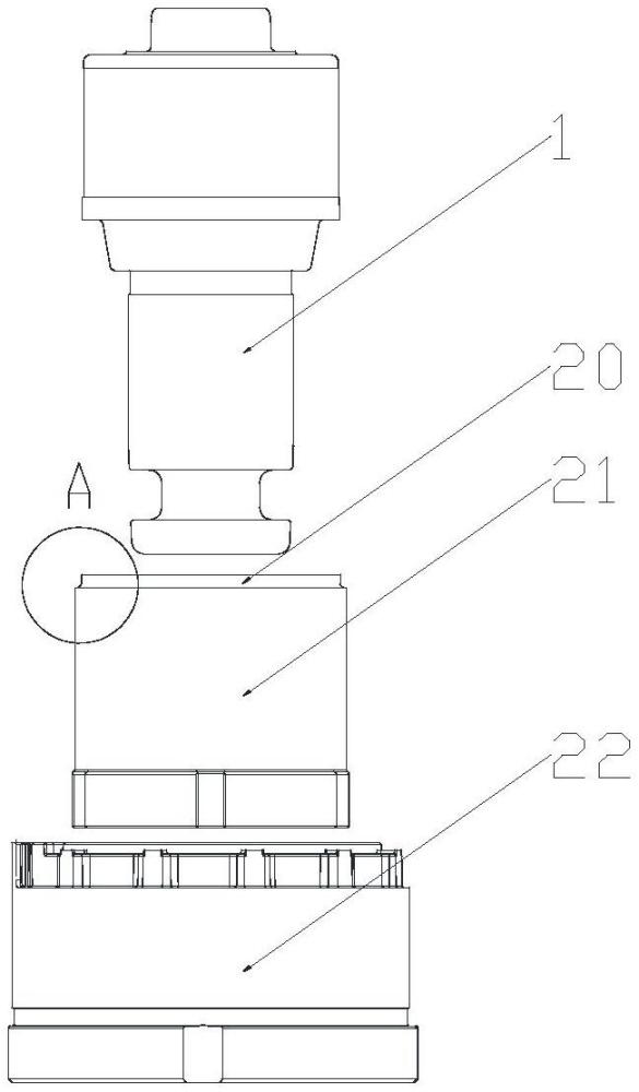 模芯組件及定子注塑模具的制作方法