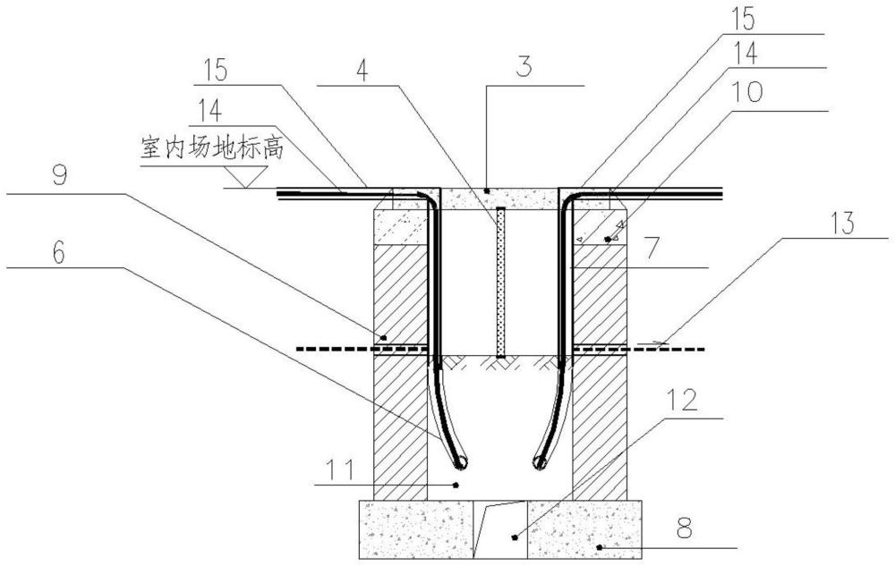 一種新型可接入大埋深電纜的電纜井結(jié)構(gòu)的制作方法