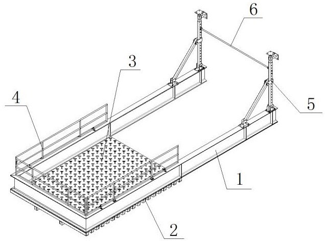 一種房屋建筑施工平臺的制作方法