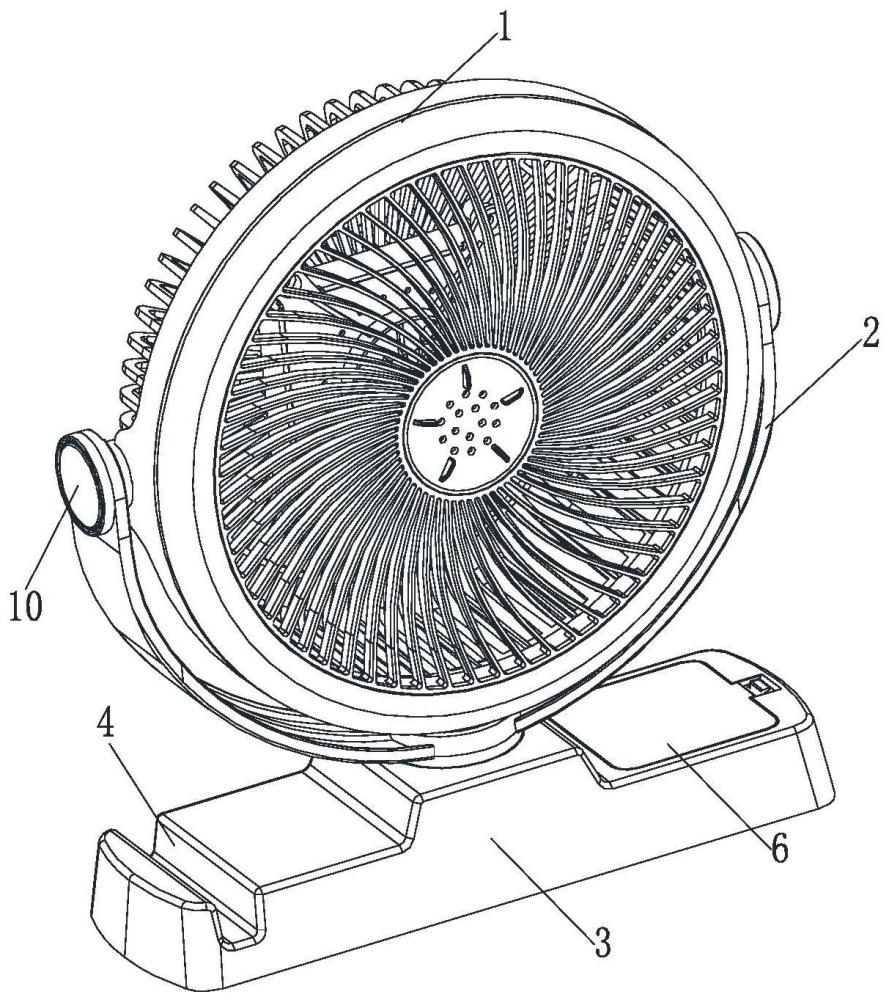 一種可放置手機的多功能風(fēng)扇的制作方法