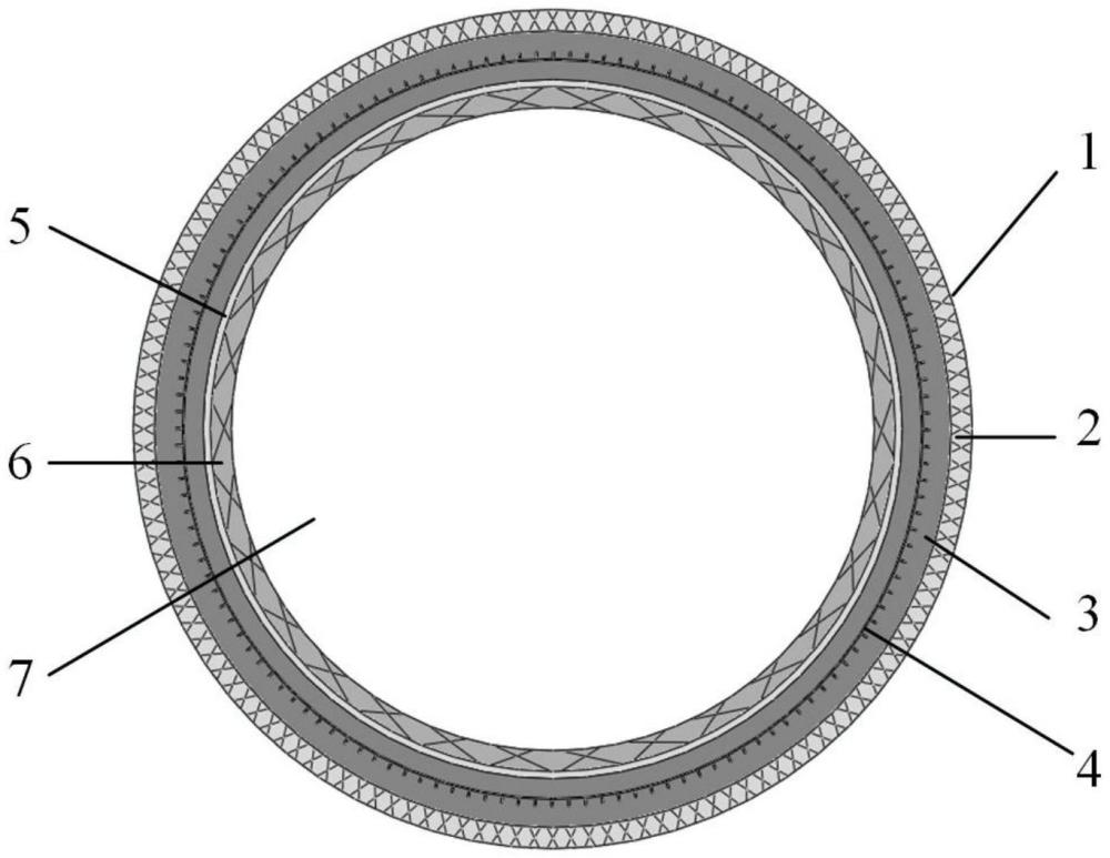 一種地下壓縮空氣儲(chǔ)能防水隔震一體化結(jié)構(gòu)及其建造方法