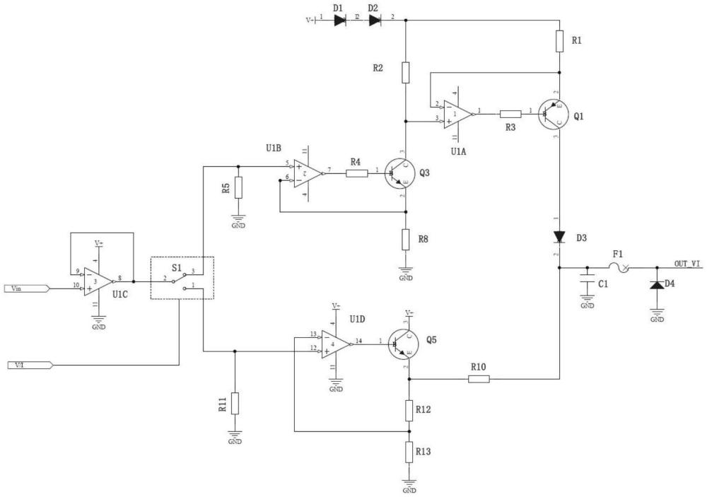 一種高精度電流電壓輸出可切換電路的制作方法