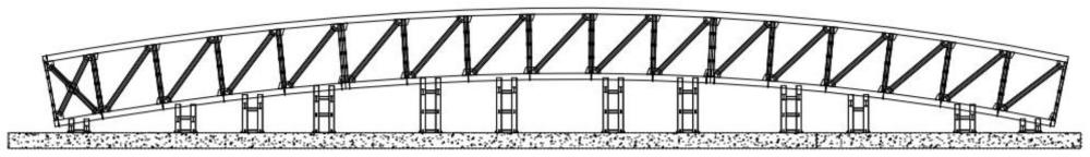 一種高原高寒鋼桁拱現(xiàn)場(chǎng)拼裝裝置的制作方法