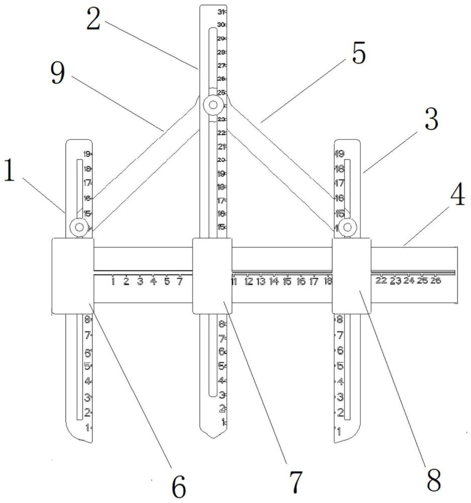 一種用于測(cè)量圓周曲線的工具的制作方法