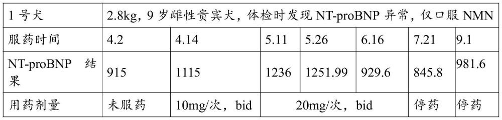 煙酰胺單核苷酸用于制備預(yù)防或治療NT-proBNP異常的藥物的應(yīng)用的制作方法