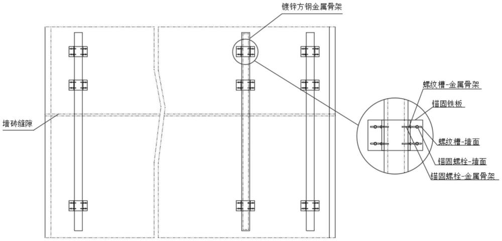 一種干掛石材幕墻施工方法及幕墻結(jié)構(gòu)與流程