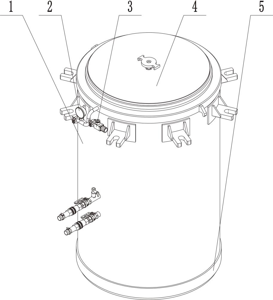 一種真空速凝爐收料罐的制作方法