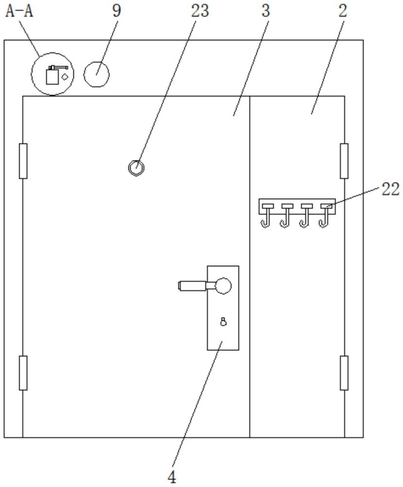 一種具有防撬結(jié)構(gòu)的子母防盜門的制作方法