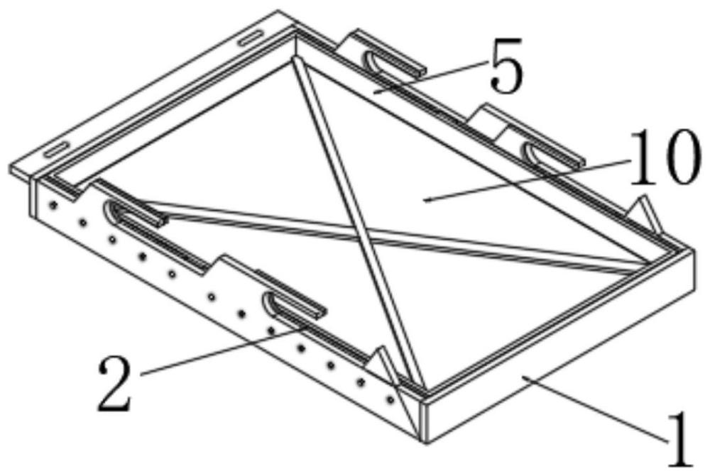 一種建筑裝修裝飾工程施工用組合式建筑幕墻的制作方法