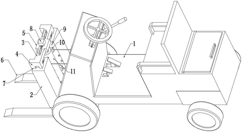 一種便捷的電動(dòng)叉車的制作方法