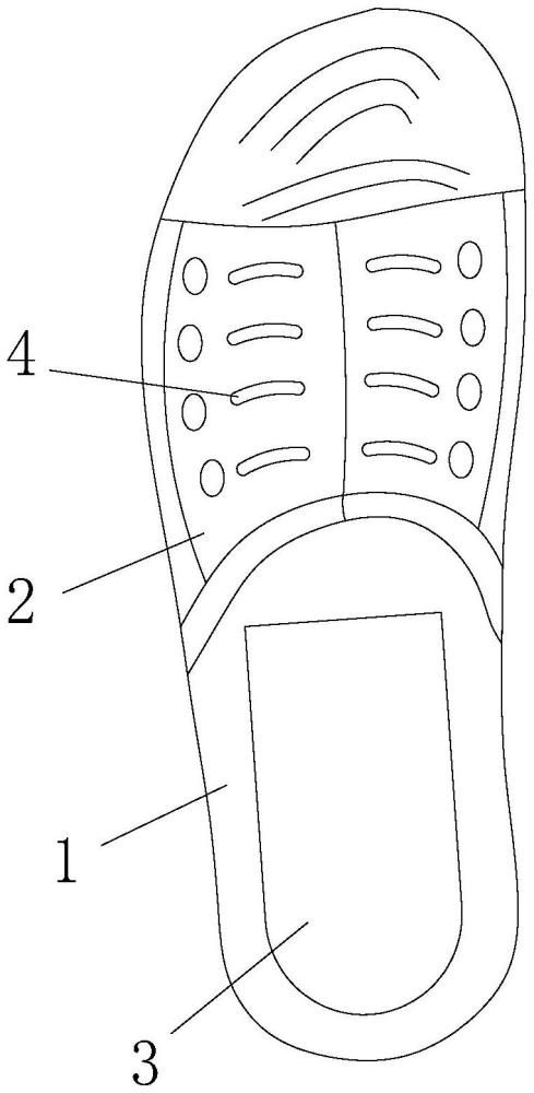 一種底部防滑耐磨的涼鞋的制作方法