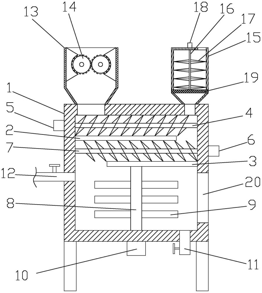 一種飼料混合填料裝置的制作方法