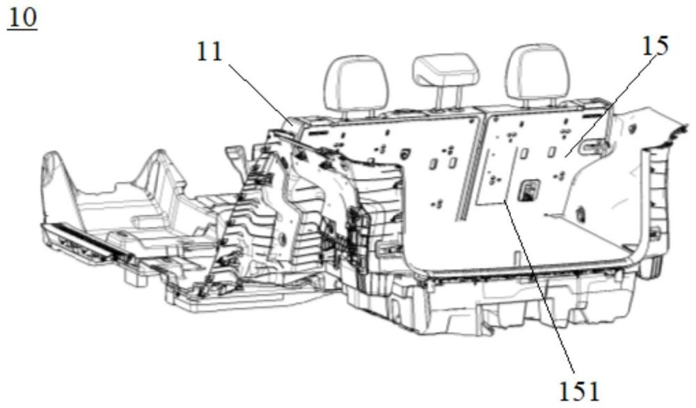 用于車輛的座椅組件和車輛的制作方法