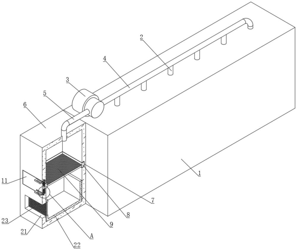 帶有集塵機(jī)構(gòu)的自絡(luò)機(jī)的制作方法