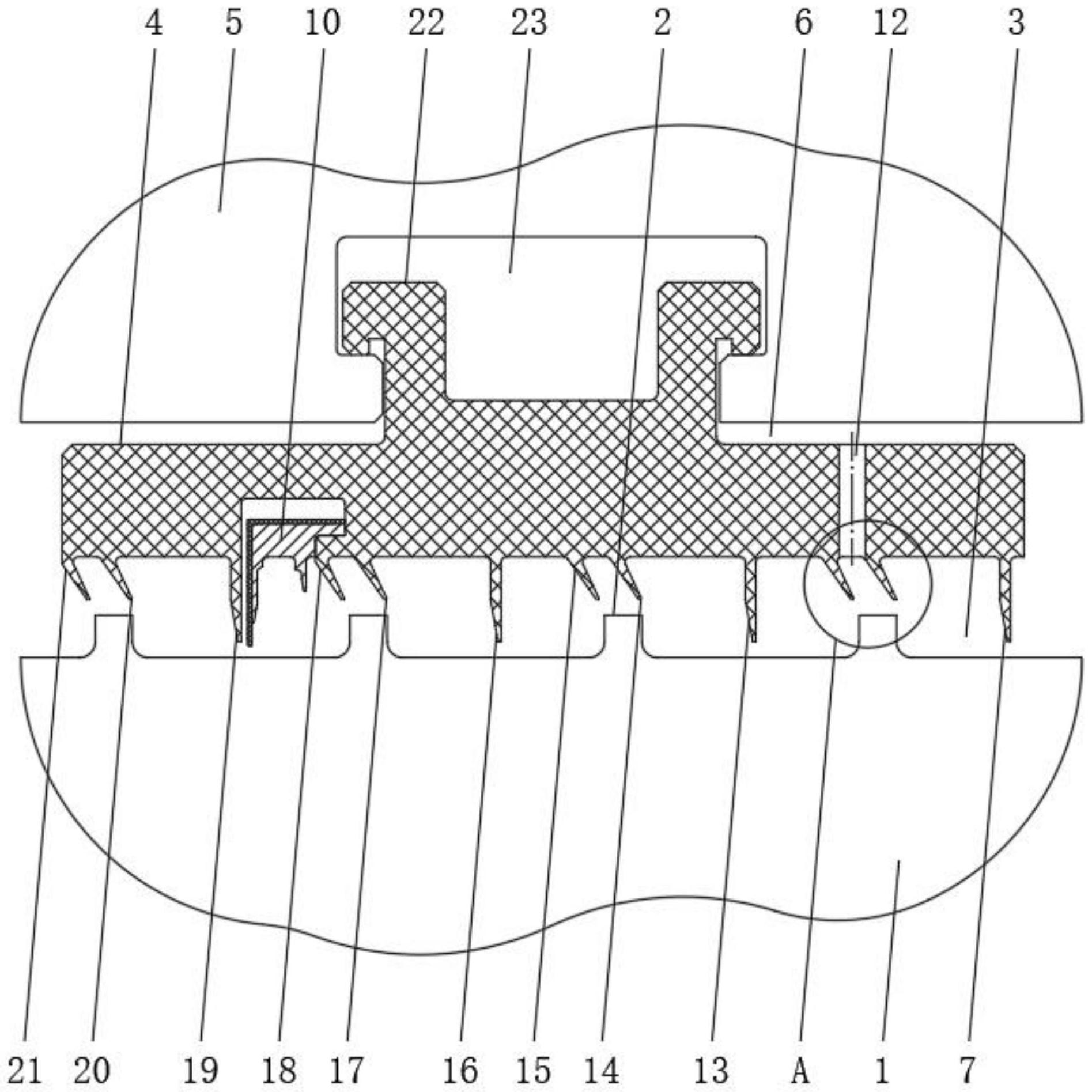 一種采用雙重密封汽封結(jié)構(gòu)的制作方法