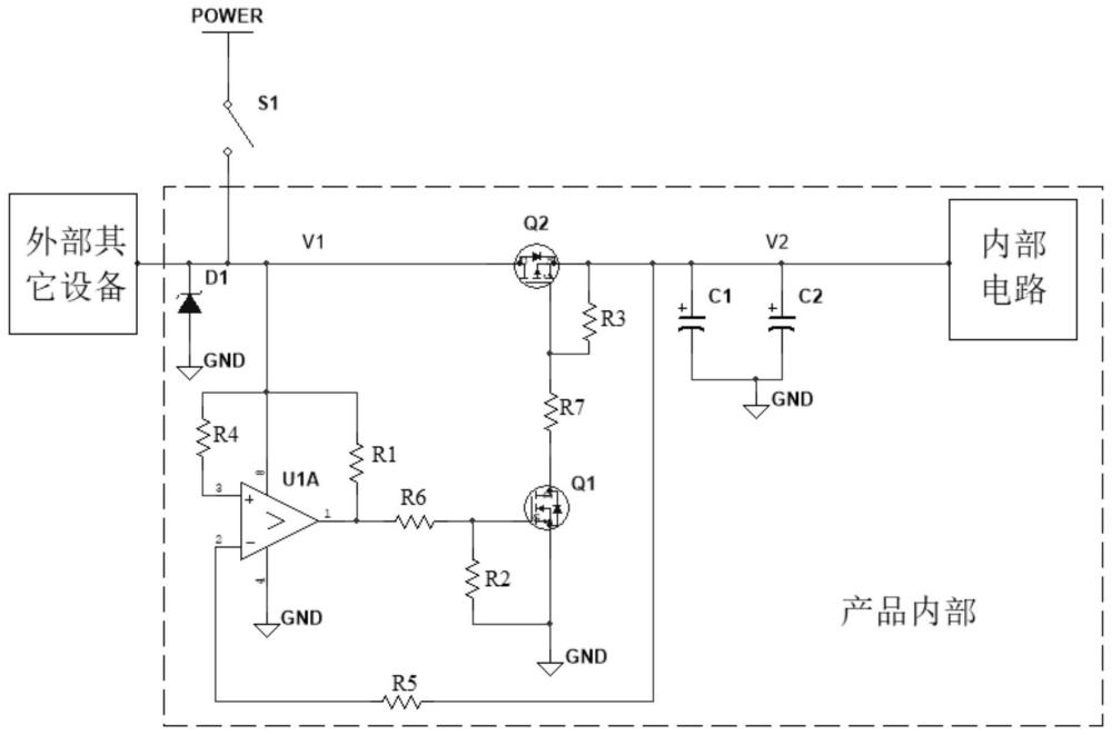 電源防倒灌電路、系統(tǒng)和汽車(chē)的制作方法