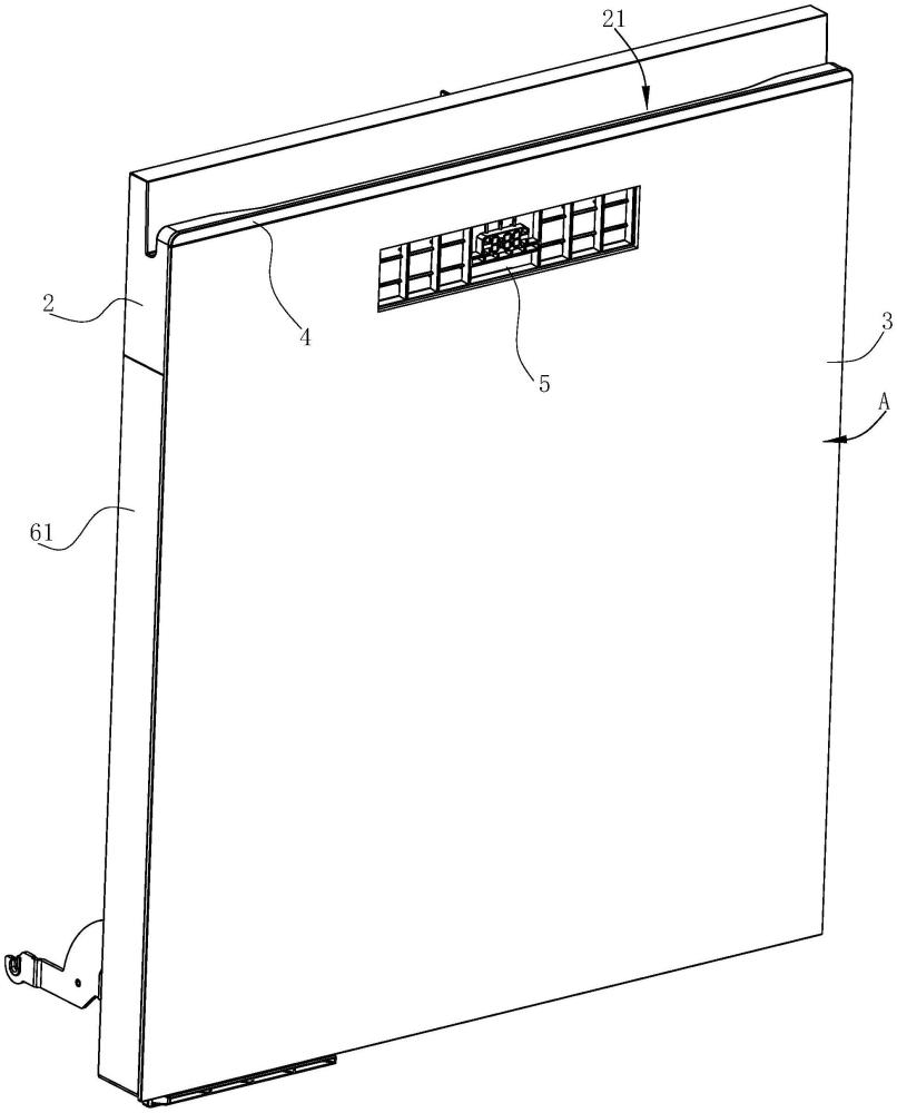 用于洗碗機(jī)的門體結(jié)構(gòu)及洗碗機(jī)的制作方法