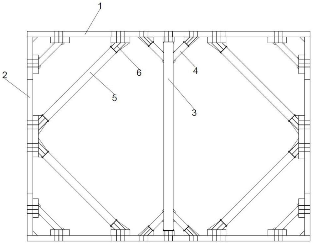 一種橋梁施工圍堰內(nèi)撐結(jié)構(gòu)的制作方法