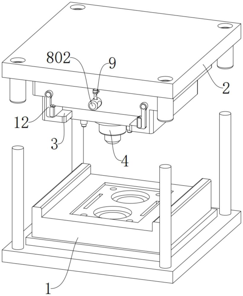 一種可更換沖壓模具頭的沖壓模具的制作方法