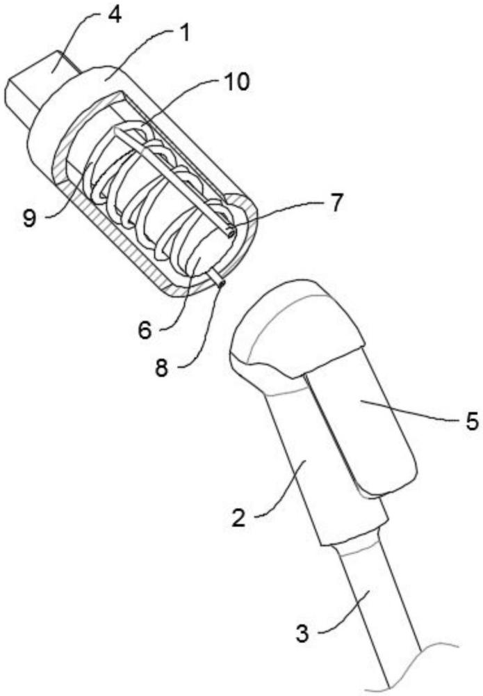 一種新能源充電槍用槍頭的制作方法