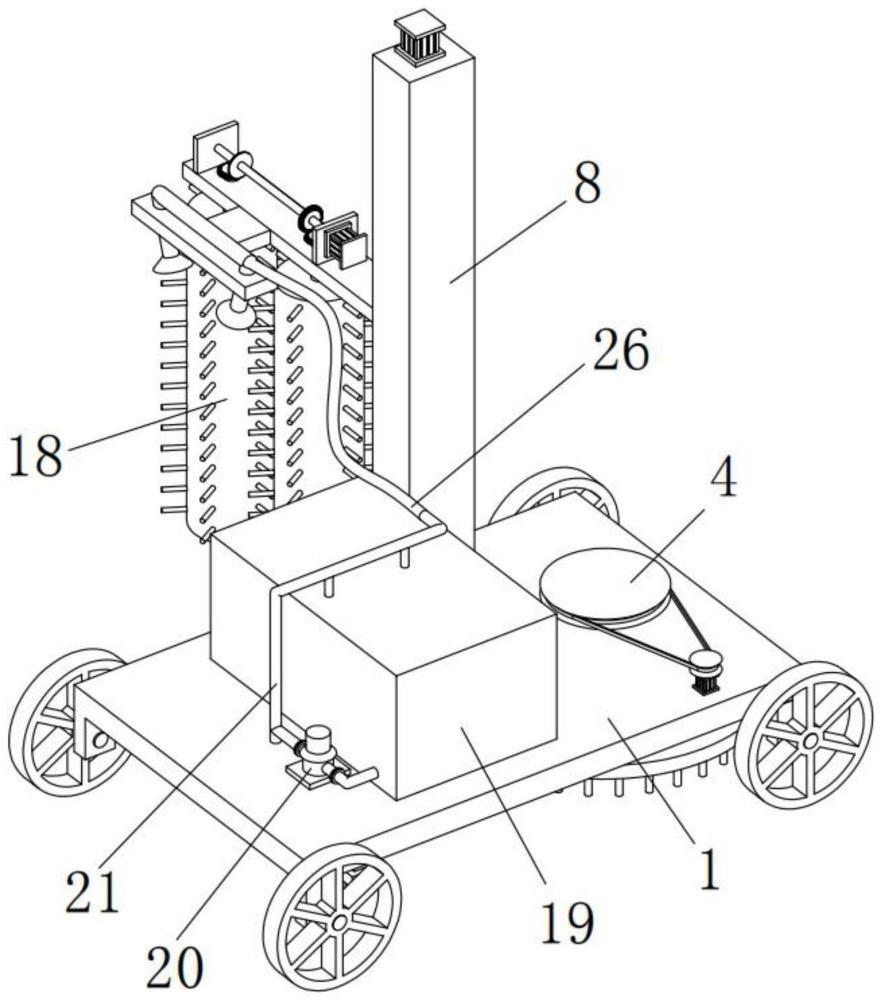 一種道路路面設(shè)施吹掃清洗一體機(jī)的制作方法