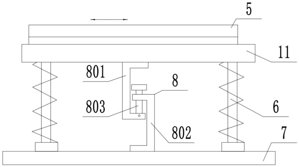 一種用于電器元件引腳共面度監(jiān)測裝置的水平放置臺的制作方法