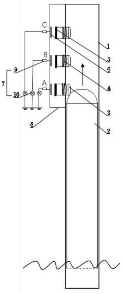 一種基于摩擦納米發(fā)電機(jī)的船舶吃水傳感裝置