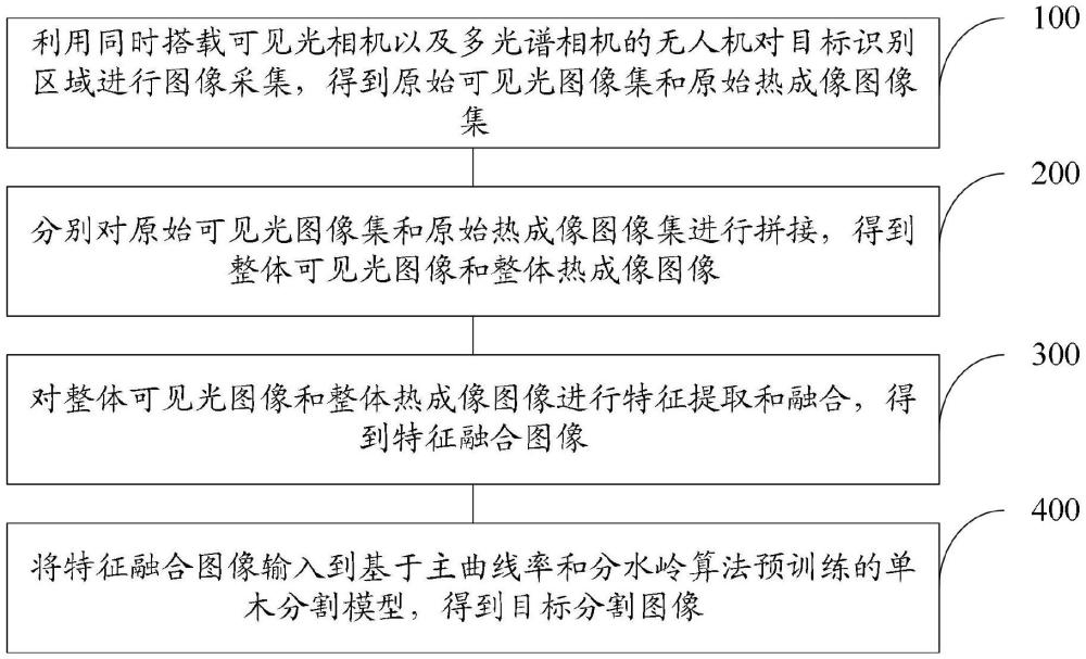 一種基于紅外熱圖像和可見光圖像的單木分割方法