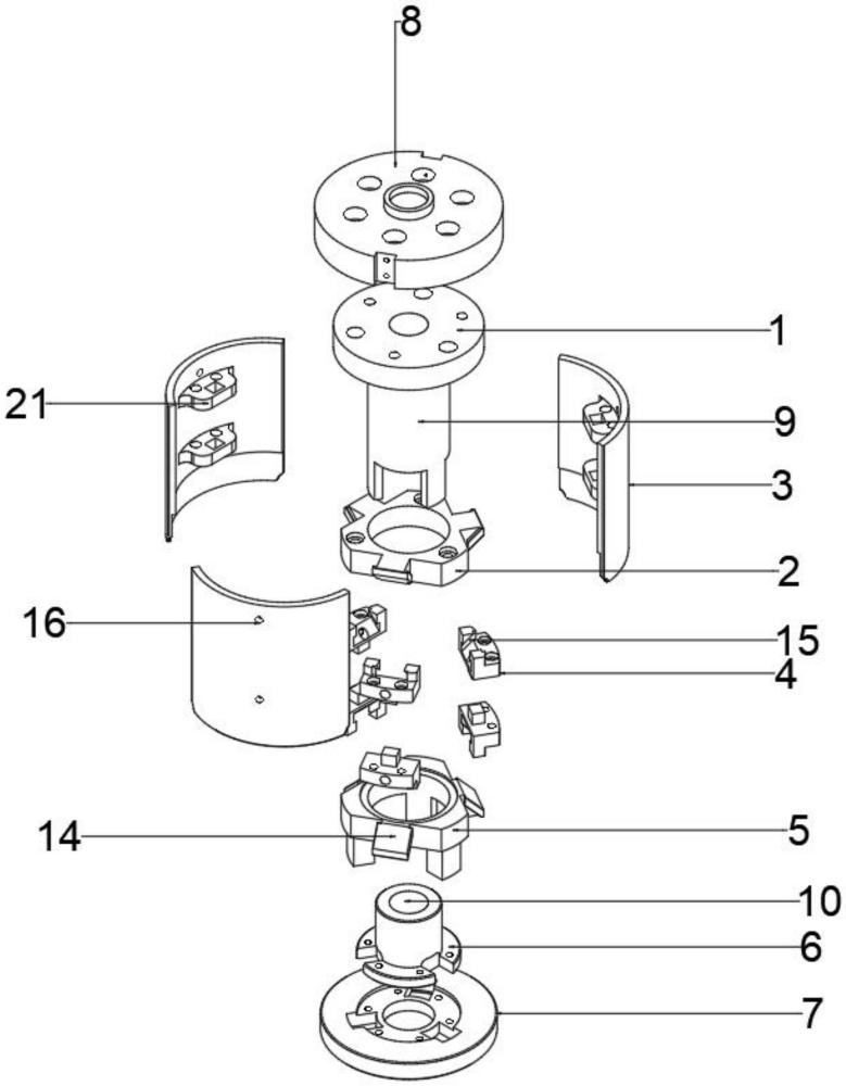 一種耐磨型線纜成卷機(jī)的成卷頭結(jié)構(gòu)的制作方法