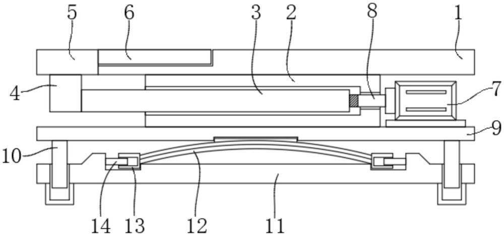 用于安裝發(fā)電機(jī)柜的電源車底架的制作方法