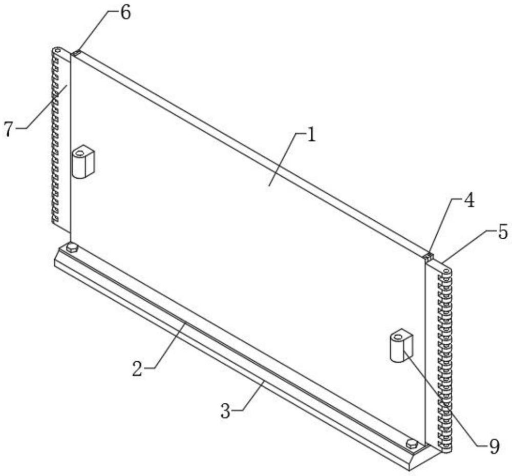 一種房屋建筑施工用防護(hù)圍擋結(jié)構(gòu)的制作方法