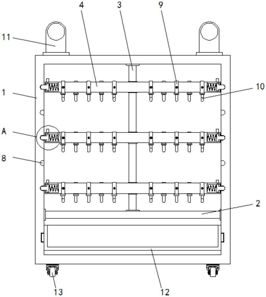 一種五金卡扣電鍍用掛具的制作方法