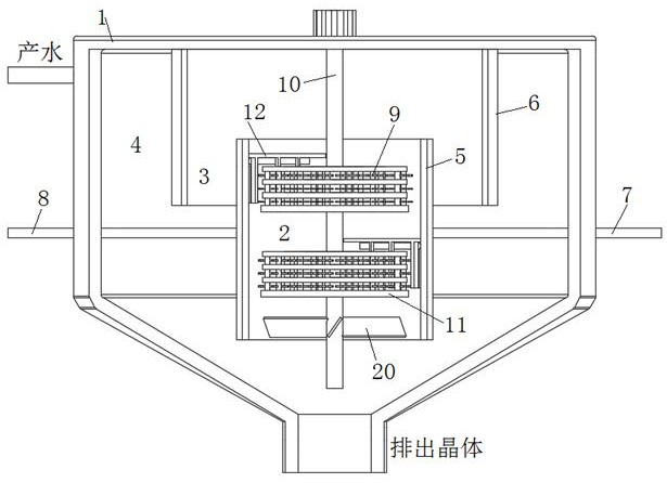 一種用于處理工業(yè)廢水的結(jié)晶裝置的制作方法