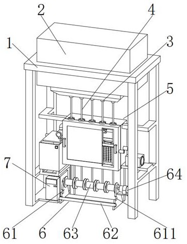 一種玻璃纖維拉絲冷卻定型裝置的制作方法