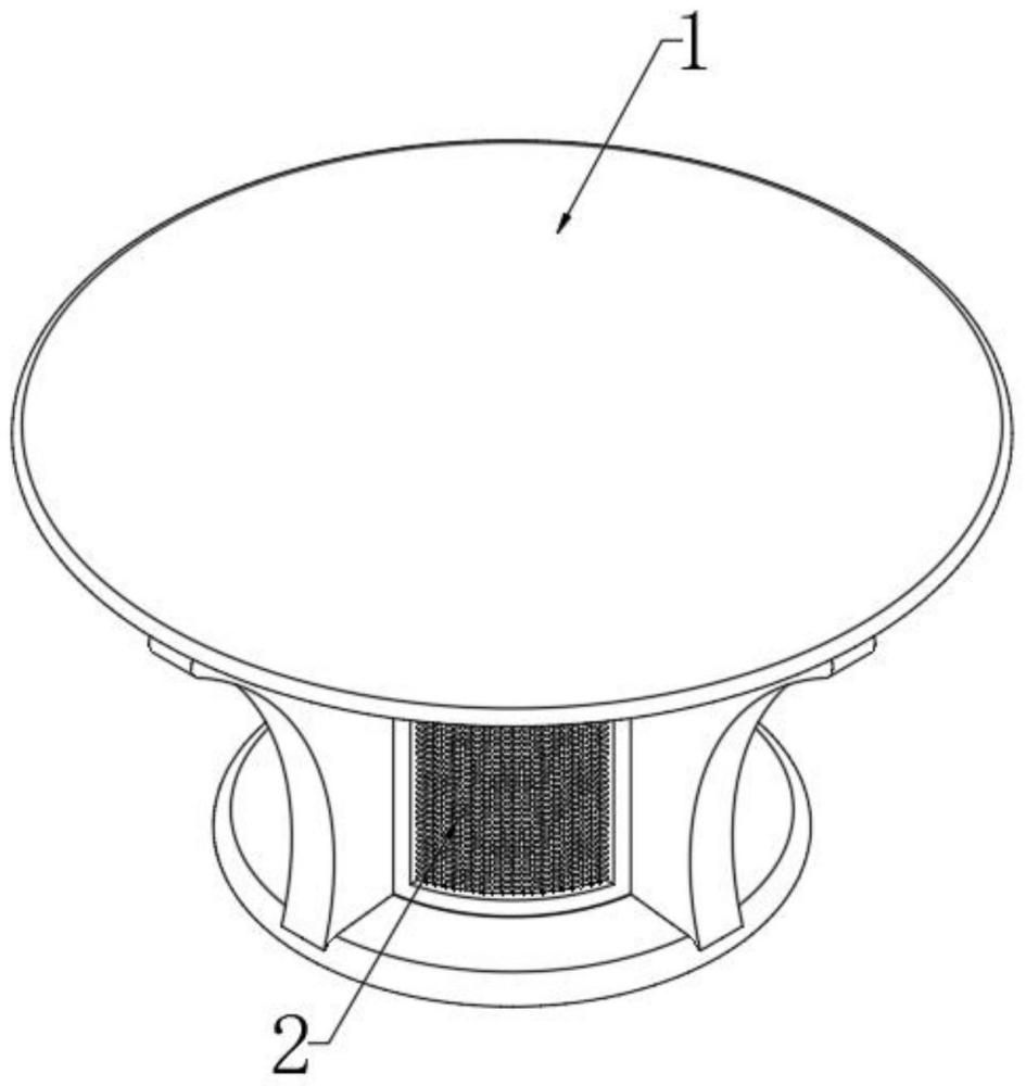 一種具有安全防護(hù)結(jié)構(gòu)的電暖桌的制作方法