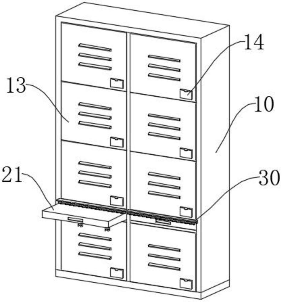 一種檔案管理用安防結(jié)構(gòu)的制作方法