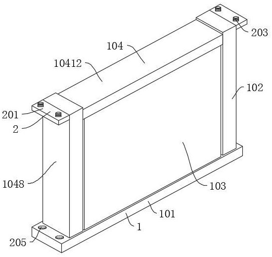 一种智慧建筑玻璃隔断墙安装结构的制作方法