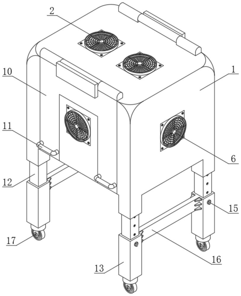 一種移動凈化間的高效過濾機構(gòu)的制作方法